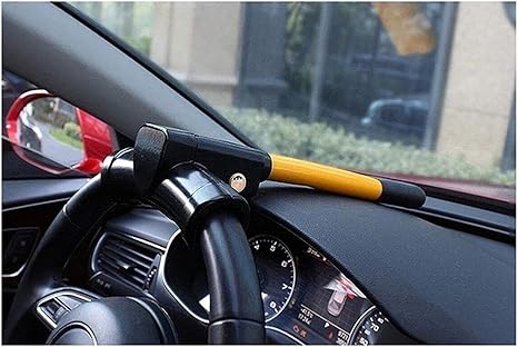 Amazon Co Jp ハンドルロック車用ロック 車のための自動車のための車のための車のためのロック ステアリングロックcitroen C4 Tバー ハンドルのイモビライザー抗盗難防止可能 Color Yellow ホーム キッチン