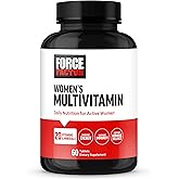 Force Factor Women’s Multivitamin, Multivitamin for Women to Support Hormone Balance, Energy, Immunity, and Gut Health, with 20 Vitamins & Minerals, Ashwagandha, Chasteberry, and More, 60 Tablets