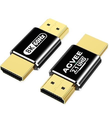ANDTOBO Adattatore HDMI 8K 2.1 Femmina-Femmina - Prolunga Segnale 8K/4K@120Hz Per TV, PC, Console