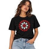 Red Hot Chili&trade;-Peppers&trade; T Shirts, Vintage Rock Band Tees for Men and Women | Classic alternative rock music apparel with retro concert style; unisex graphic tee and gift for fans, collectors and adults.
