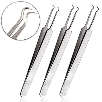 Amazon Com Set Of 3 Stainless Steel Curved Hook Tipped Precision