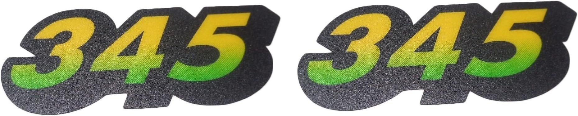 New Kumar Bros USA Lower Hood Set of 2 Decals replaces M135983 Fits John Deere 345 Up S/N