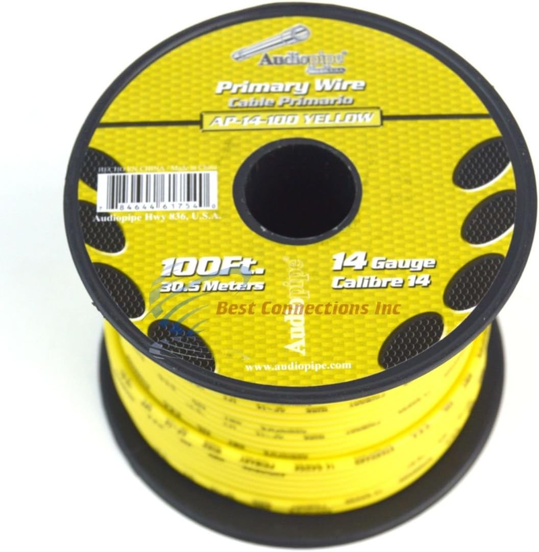 14 Gauge 11 Rolls 100 Feet Primary Power Ground Wire All Purpose Remote Cable: Everything Else