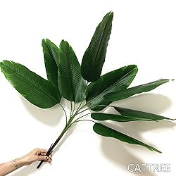 CATTREE 33 inch Tall Artificial Banana Tree, 9