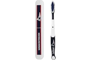 VANNECT Siskiyou Sports NFL New England Patriots Unisex Travel Set Toothbrush and Travel Case, White, One Size