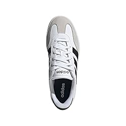 adidas Mens Barreda Sportswear, White/Black/Grey, 13