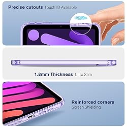ProCase Clear Case for iPad Mini 7th(A17 Pro) 2024