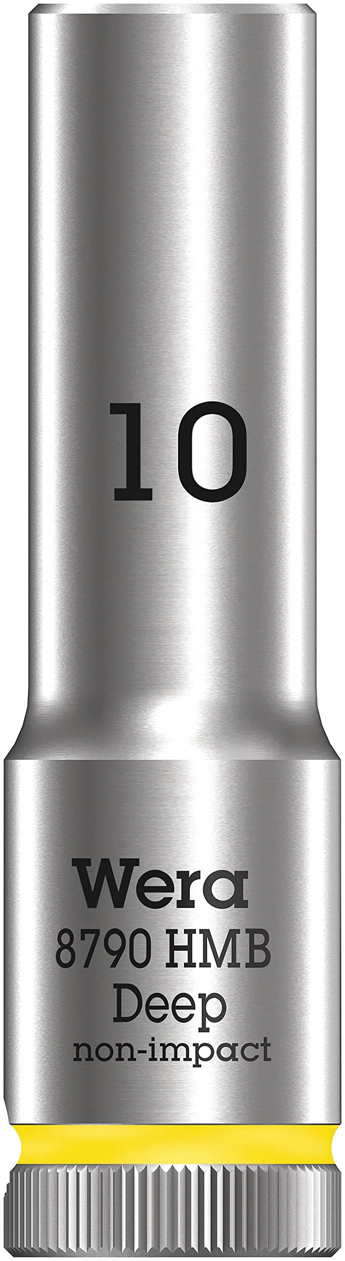 Wera 05004532001 8790 HMB Deep Socket, Light Yellow, 10.0 mm
