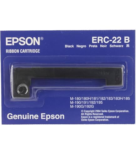 Amazon.com: Genuine Epson (ERC-22B) 12-Pack Black Ribbon Cartridge