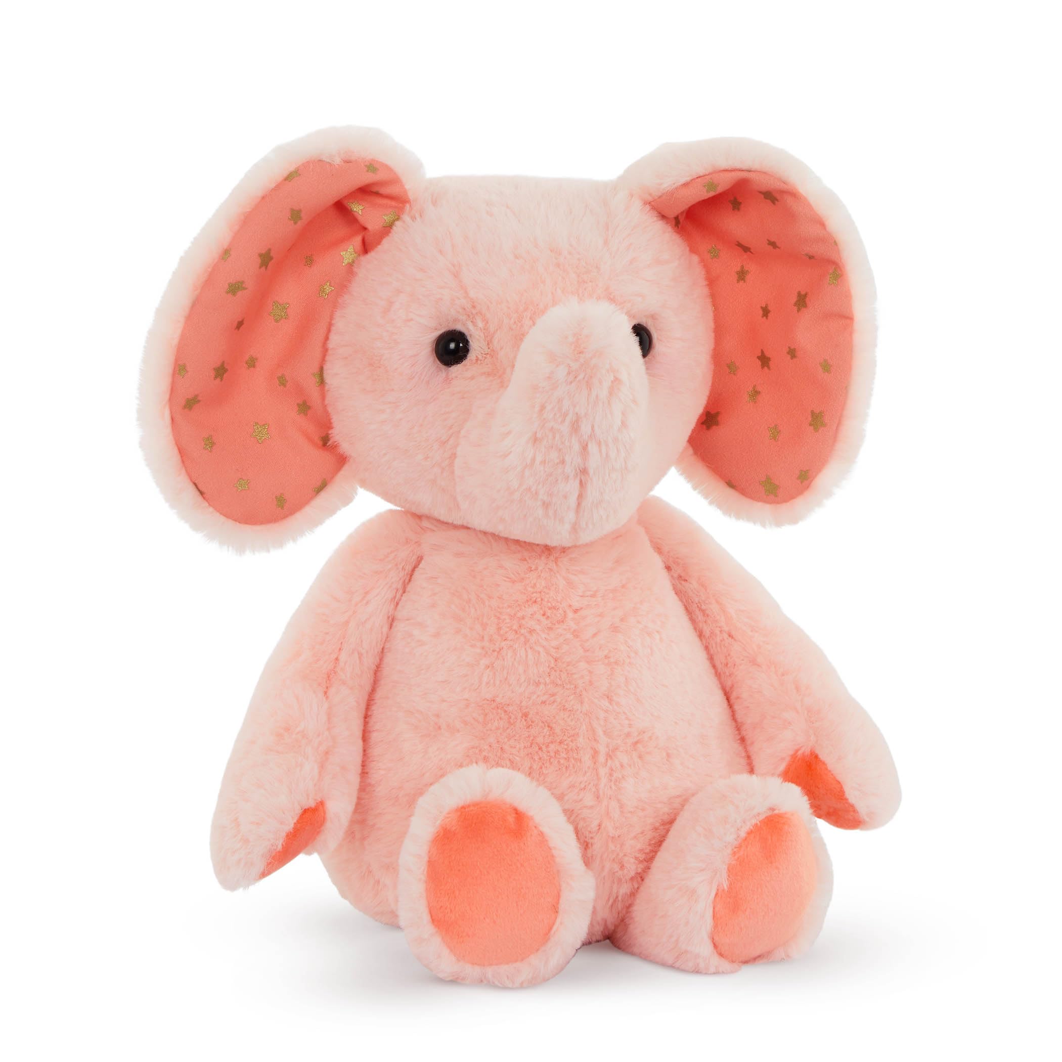B. toys softies- 12" Plush Pink Elephant- Stuffed Animal– Soft & Cuddly Toy – Pink Elephant- Washable – Baby, Toddler, Kids-0 Months +