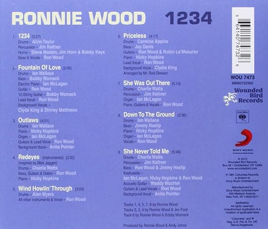 amazon 1234 ronnie wood 輸入盤 音楽