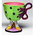 Appletree 4-3/4-Inch Sugar High Social by Babs Ceramic Mug with purple bow