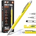 BIIB 9 in 1 Multitool Pen - Adults Stocking Stuffers for Dad, Grandpa, him, Personalized Gifts