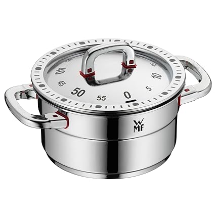 WMF Premium One Reloj avisador (60 Minutos), Acero Inoxidable Pulido, Centimeters