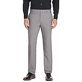 Van Heusen Mens Wrinkle Free Stretch Flat Front Dress Pant