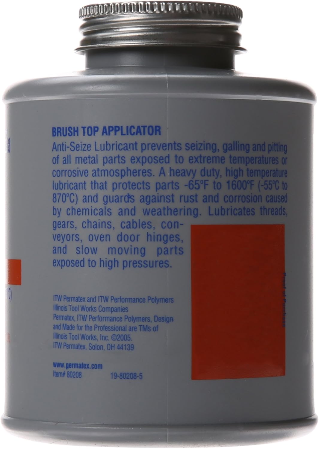 Tienda Mundo Permatex 80208 AntiSeize Lubricant with Brush Top Bottle, 16 oz.
