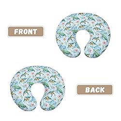 TSVAGA Turtle Nursing Pillow Covers for Baby