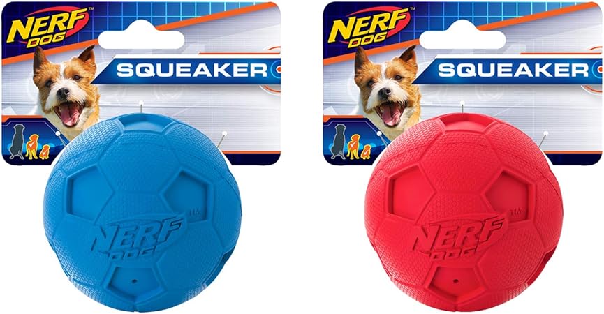 squeaky soccer ball dog toy