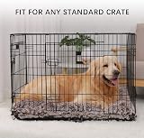 Jaspuriea Medium Dog Bed 75x50x7cm Calming Plush Mattress Anti-Slip Bottom view 3