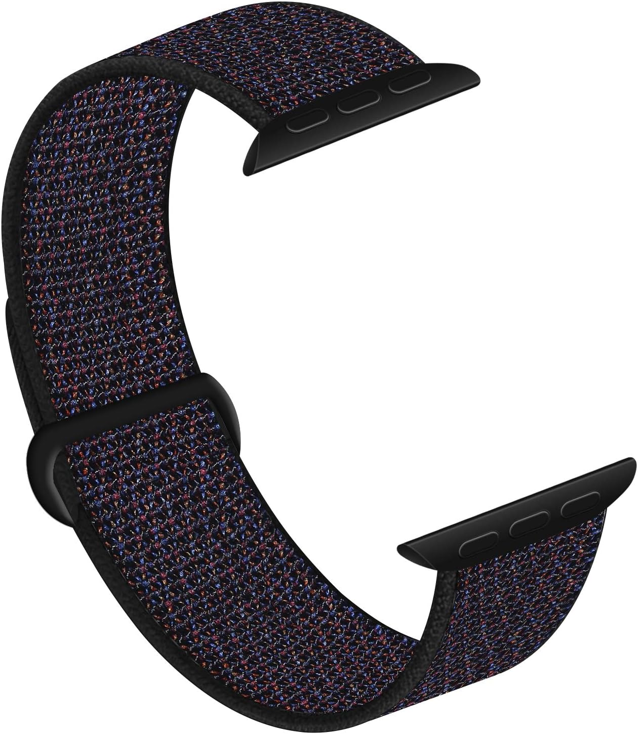 Seizehe Compatible with Apple Watch Band 38mm 40mm, Nylon Soft Sticky Velcro Sport Loop Strap Replacement Sport Band Compatible for iWatch Series 5 4 3 2 1