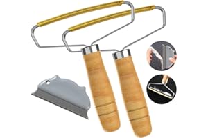 Portable Lint Remover, Pet Hair Remover, Lint Roller for Clothes and Carpet, 3 Pack Manual Fuzz Shaver Brush Tool Quickly and