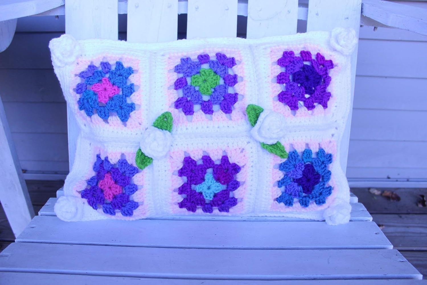 Amazon Com Pillow Sham 18 Inch Pillow Sham Crochet Pillow Sham