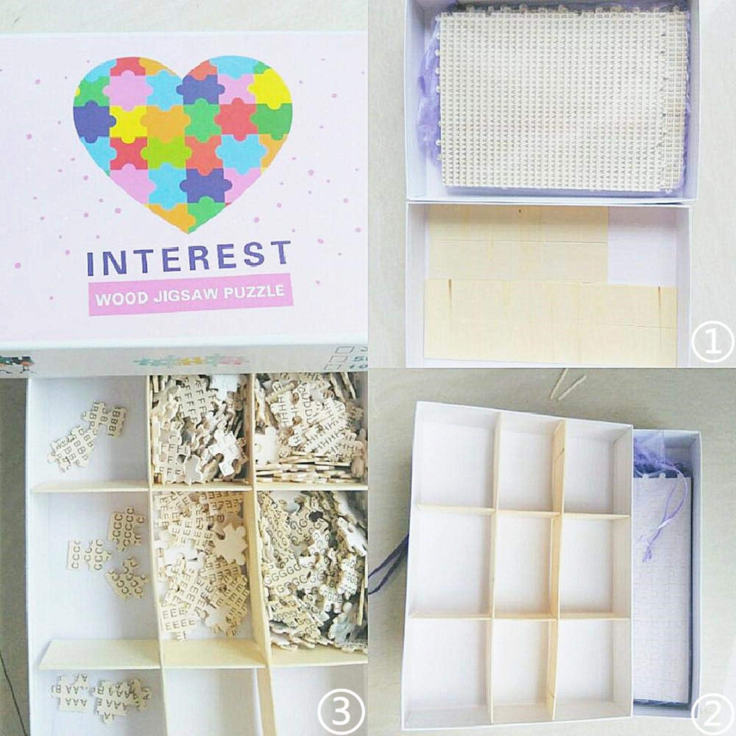 Puzzle 500 Pièces Adultes Bois Arbre Jaune Licorne Puzzle ...