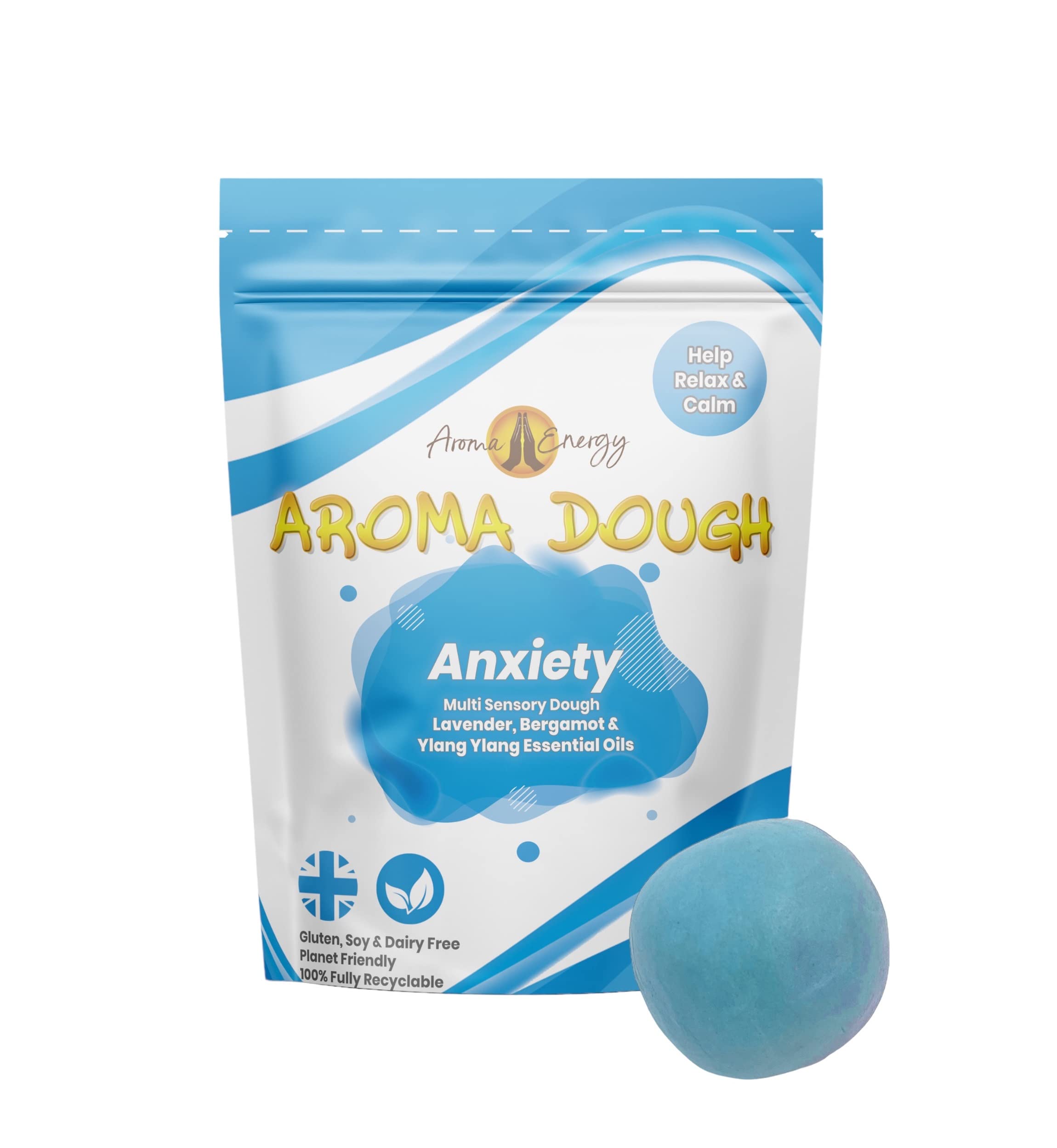 Aroma Energy | Aroma Dough Aromatherapy Multi Sensory Therapy Putty | Stress Relaxation Calming | Anxiety