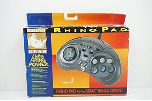 ASCII ENTERTAINMENT Sega Genesis controller - Rhino Pad (6 buttons with turbo fire feature)
