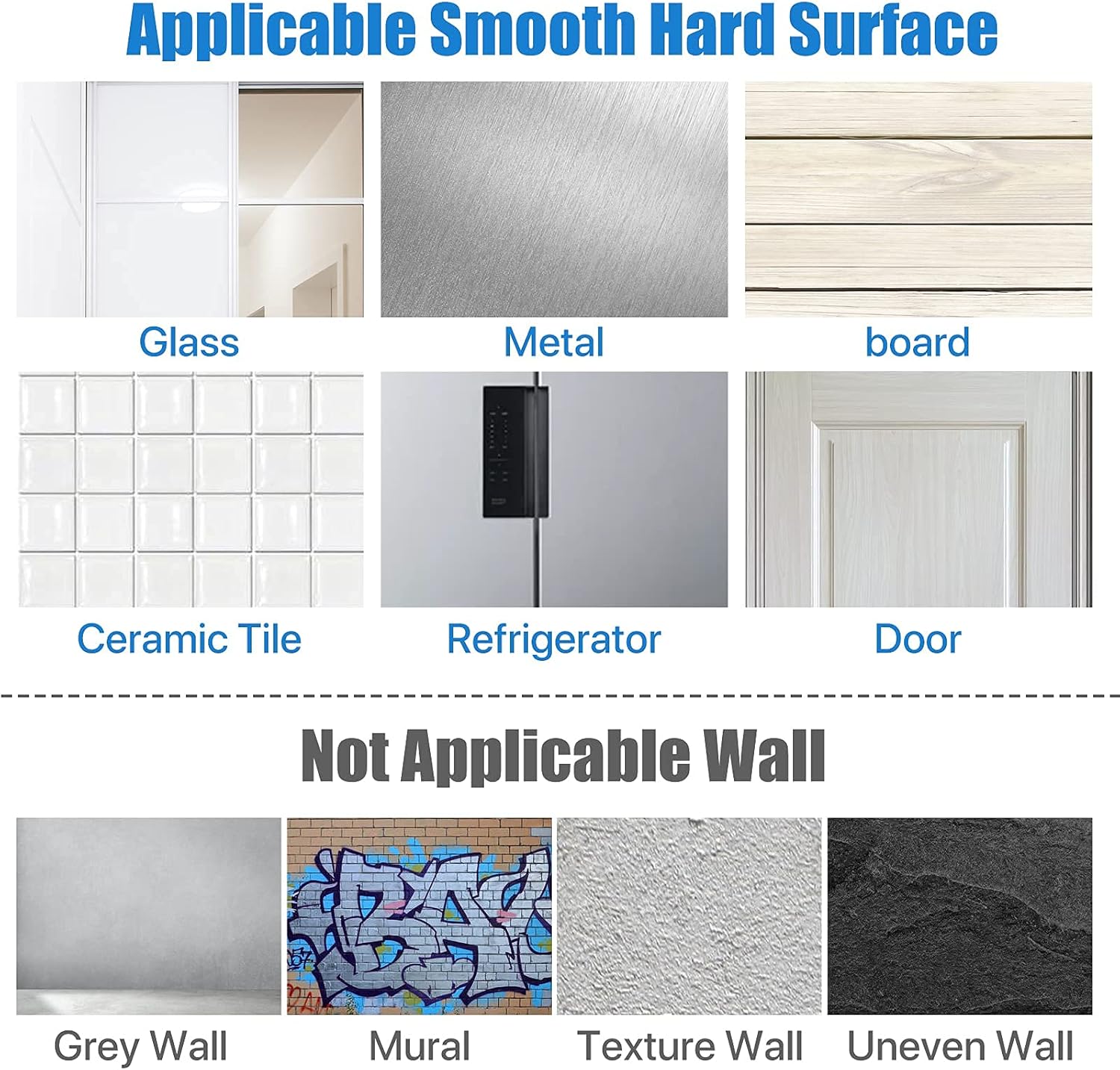 GINMINO Wall Hooks 13.5lbs(Max) Transparent Reusable Adhesive Hooks，Waterproof and Oilproof, Bathroom Kitchen Wall Hooks Heavy Duty 10 Pack: Home Improvement