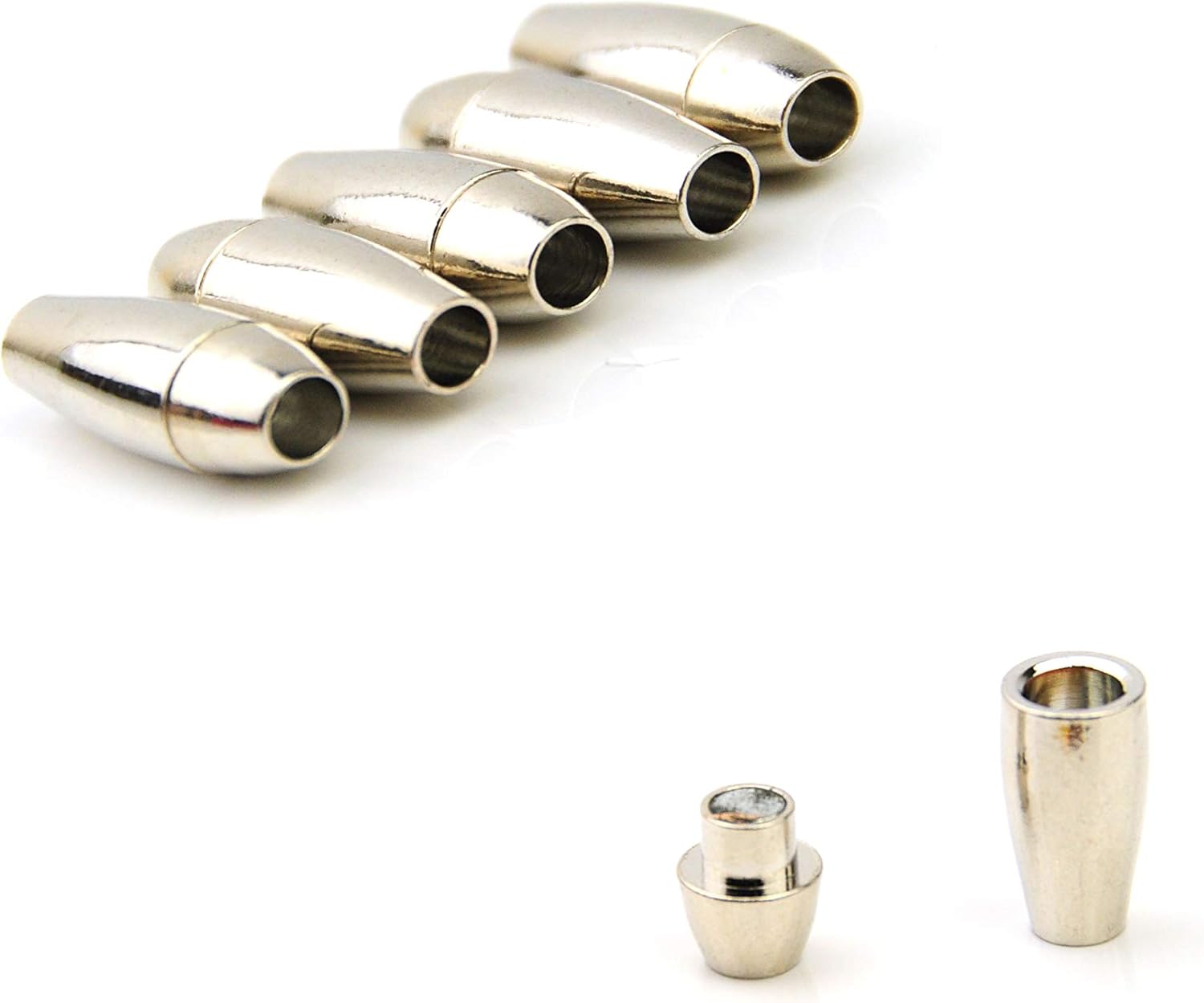 20 pcs Strong Barrel Shape Clasp Plug in Craft Necklace