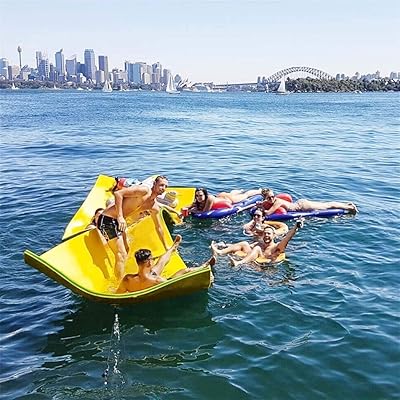 Buy Outroad Water Floating Mat Water Floating Foam Pad For Lakes Lily Pad Beach Floatation Pad For Pools Beach Multiple Size Blue Yellow Online In Indonesia B07h22pm5p