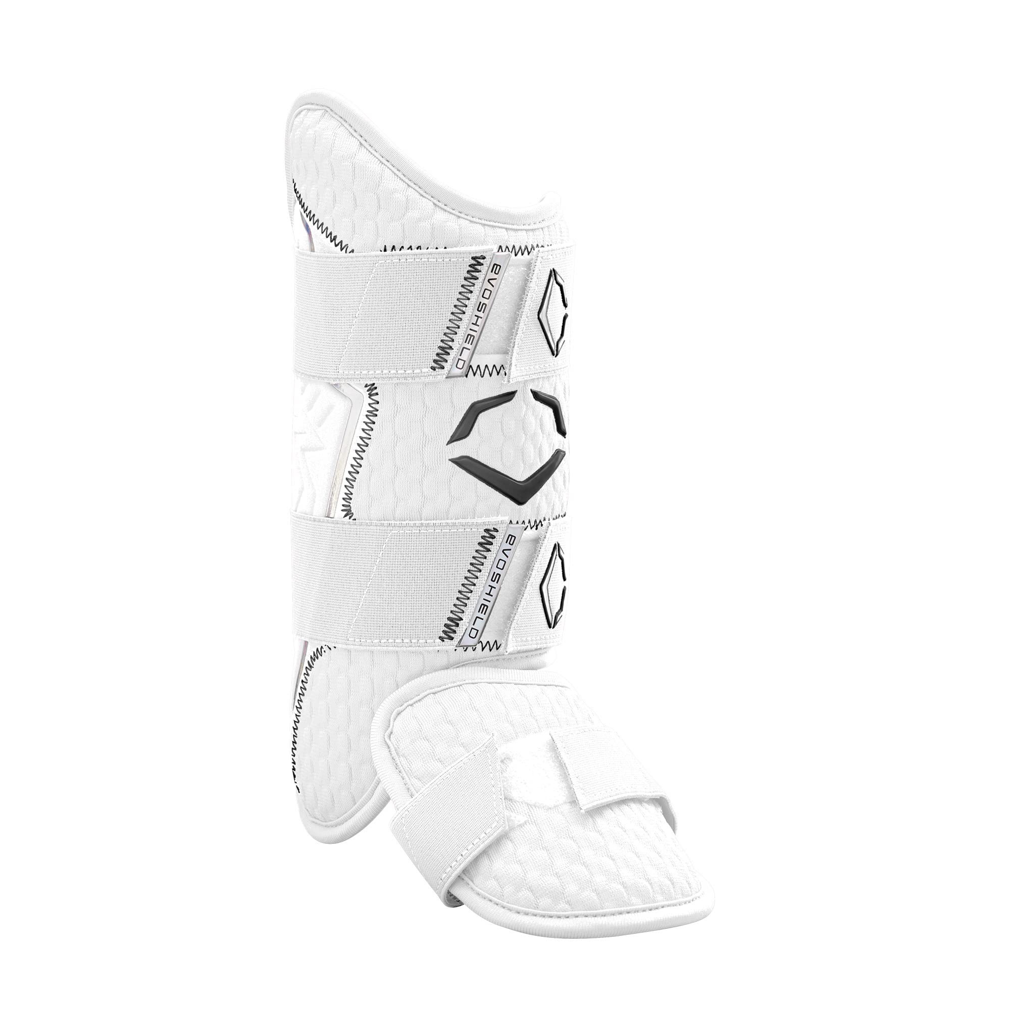 Photo 1 of EvoShield Pro-SRZ 2.0 Batter's Leg Guard - White, Left Hand Hitter