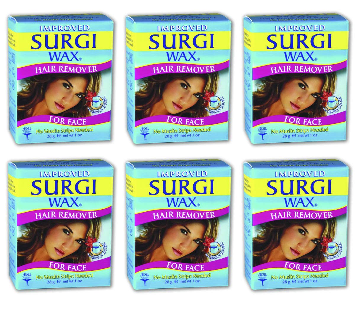 Surgi-wax Hair Remover For Face, 1-Ounce Boxes (Pack of 6)