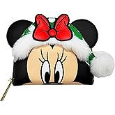 Loungefly Disney Minnie Mouse Elf Cosplay Polka Dot Christmas Wallet