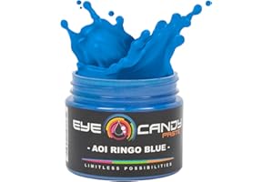Eye Candy Resin Pigment Paste – Highly Pigmented Epoxy Color, 2 oz, Solid Non-Metallic, Mixable for Custom Shades (Aoi Ringo Blue)
