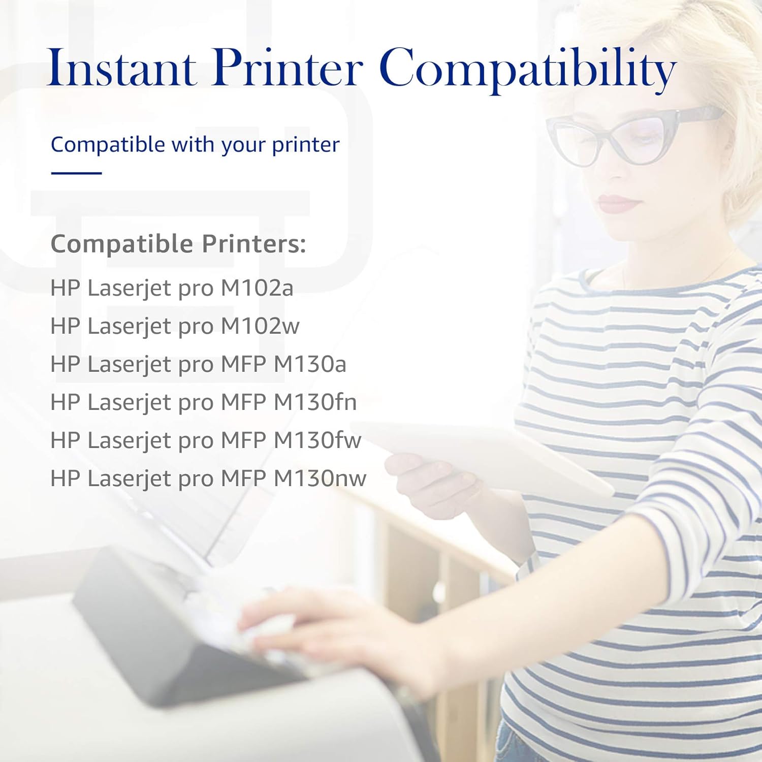 STAROVER 17A Compatible Toner Cartridge Replacement for HP 17A CF217A for HP Laserjet Pro M102w M102a MFP M130nw MFP M130fw MFP M130a MFP M130fn Printer (2 Black) - Image 4