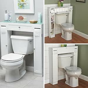 Baño Almacenamiento Muebles, encima del WC, cuarto de baño toalla de