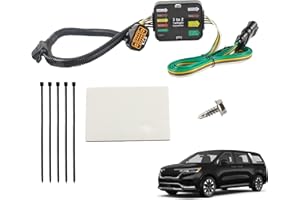 YzusGomumu 4 Way Trailer Wiring Harness Kit Compatible with 2019-2024 Hyundai Santa Fe Palisade Santa Cruz Tucson 2020-2024 K