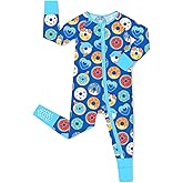 babee Reshinee Bamboo Viscose Baby Convertible Footie Pajama, Zipper Pajamas for Baby Boys & Girls, Sleep & Play Footed