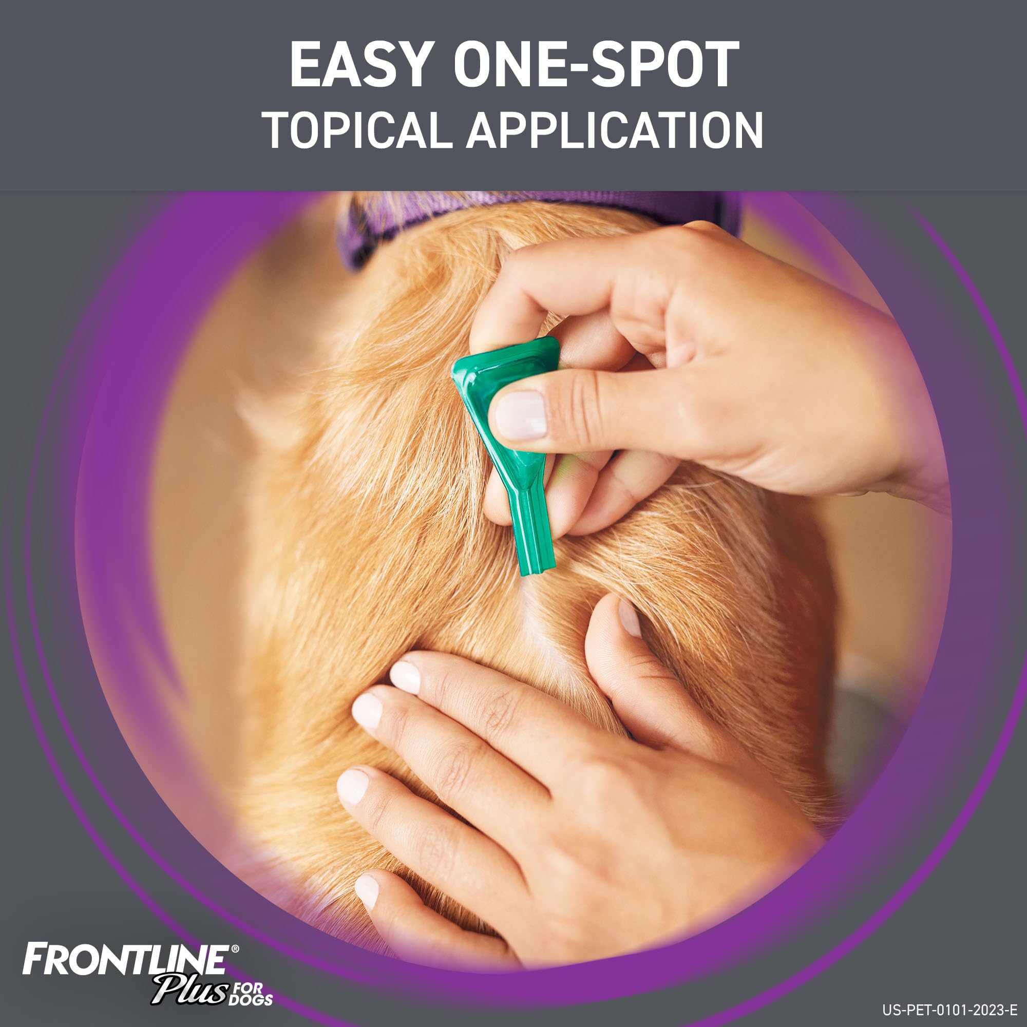 FRONTLINE Plus for Dogs Flea and Tick Treatment (Large Dog, 4588 lbs