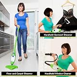 H2O X5 Premium Edition Steam Mop 5 in 1 Green Portable Floor Cleaner view 6