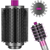 YTCHYYSK Large Round Volumizing Brush for Dyson Airwrap HS01/05/08 | 3.3in with plastic bristles round brush attachment accessories for straightening fast dry big curls add volume