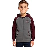 Icon Sports Officially Licensed FC Barcelona Zip Up Hoodie - Unisex Kids