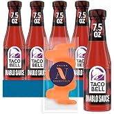 Taco Bell - Lavinia Essentials Bundle: 4-Pack of Diablo Sauce, 7.5 oz Glass Bottle + 1 Utility Prop