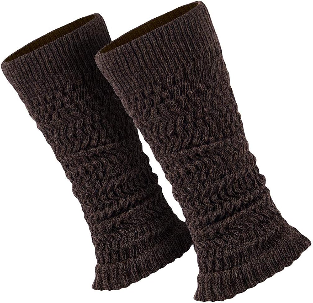 Unbekannt 1 par de calentadores de invierno para mujer Marrón. Talla