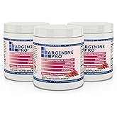 L-ARGININE PRO | L-arginine Supplement Powder | 5,500mg of L-arginine Plus 1,100mg L-Citrulline (Raspberry, 3 Jars)