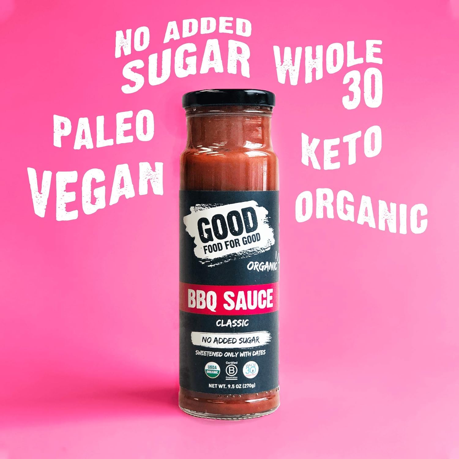  Good Food For Good Organic Classic Bbq Sauce