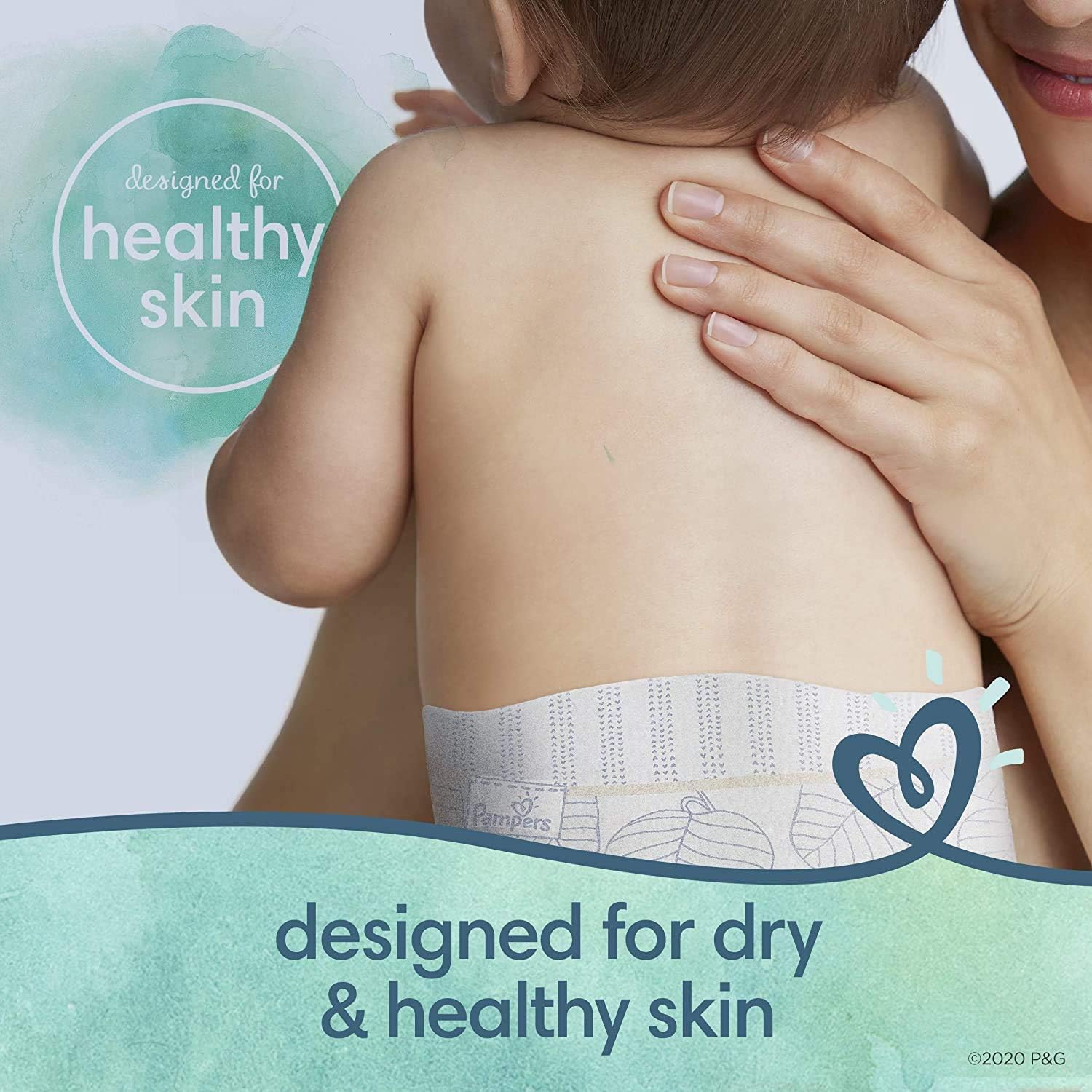 Diapers Newborn/Size 1 (8-14 lb), 32 Count - Pampers Pure Protection Disposable Baby Diapers, Hypoallergenic and Unscented Protection, Jumbo Pack (Packaging May Vary): Health & Personal Care