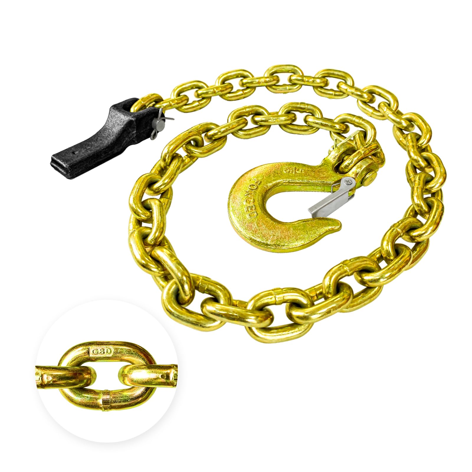 YATOINTO Grade 80 Trailer Safety Chain 36 Inch with
